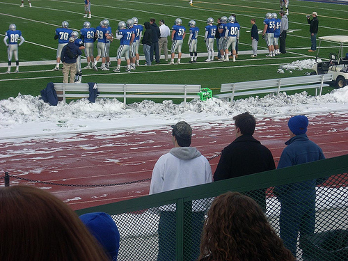 Football in the Snow, V