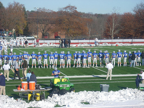 Football in the Snow, II