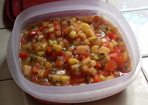 Non-Spicy Fruit Salsa