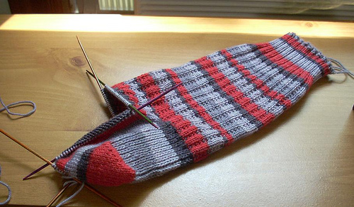 Socks for Seeley, 6/14