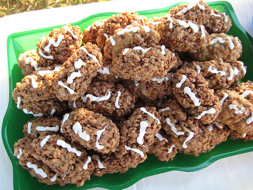 Rice Krispie Treat Footballs
